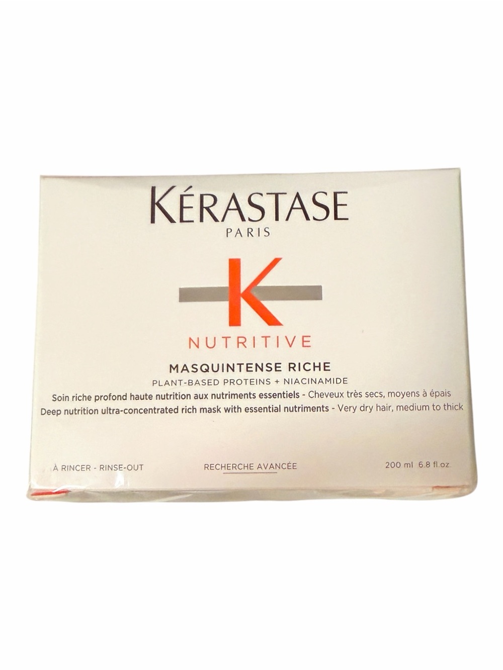 Kérastase Nutritive Masquintense Riche Hair Mask 200ml 6.8 oz Sealed